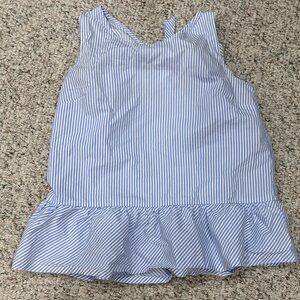 Blue Striped Women’s Sleeveless Top